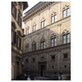 Palazzo Ruccelai, Leon Battista Alberti, Florenz, italien, Renaissance, Flachpilaster