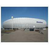 Allianz Arena, Herzog & de Meuron, München, deutschland, Organisch, Fußballstadion, Weiß, Membran