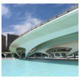 Pont de Monteolivet, Santiago Calatrava, Valencia , spanien, Science Center Ciutat de les Arts i les Ciències, Brücke, Statik