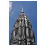 Petronas Towers, César Pelli & Associates Architects, Kuala Lumpur, malaysia, Detail, Spitze, Hochhaus, High-Rise,  rostfreie Stahlfassade