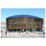 Millennium Centre, Percy Thomas Partnership, Cardiff, wales, Metallfassade