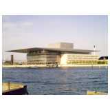 Königliche Oper von Kopenhagen, Henning Larsen, Kopenhagen, denmark, fliegendes Dach, Ufer