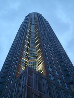 Messeturm, Helmut Jahn, Frankfurt, deutschland, Bürogebäude, Hochhaus