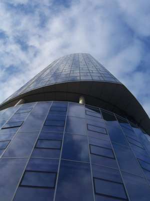 Bürogebäude, N.A., Köln, Deutschland, Glas,Stahl,Konstruktion,Fassadenansicht
