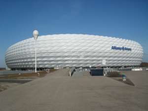 Allianz Arena, Herzog & de Meuron, München, Deutschland, Organisch,Fußballstadion,Weiß,Membran