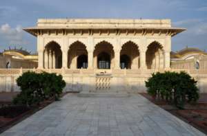 Khas Maha, Shahjahan, Agra, Indien, Mughal Architektur,Marmor,Moschee,Farbmalerei,Agra Fort,