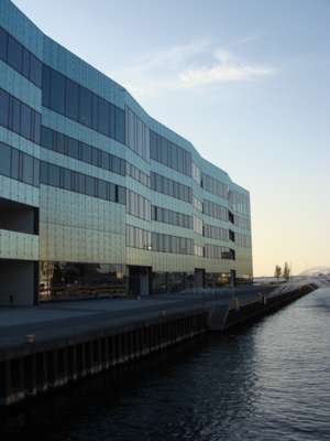Fakultätsgebäude und Bibliothek Universität Malmö, Diener&Diener Architekten, Malmö, Schweden, Hafen,Universität,Malmö,Glasfassade
