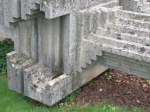 Tomba Monumentale Brion, Carlo Scarpa, San Vito D`Altivole, Italien, Friedhof,Steinbau