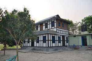 Traditionelles Wohnhaus Bangladesch, Unbekannt, Vorort Dhaka, Bangladesch, Wohnhaus gruppiert um einen Innenhof