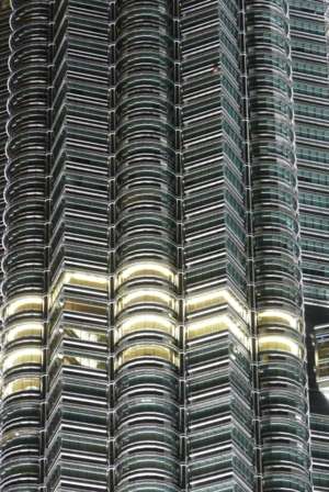 Petronas Towers, César Pelli & Associates Architects, Kuala Lumpur, malaysia, Fassadendetail