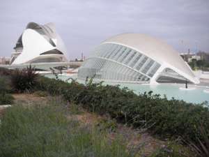 Oper - Ciutat des Arts i de les Ciencies - Stadt der Wissenschaft, Santiago Calatrva, Valencia, spanien, Beton