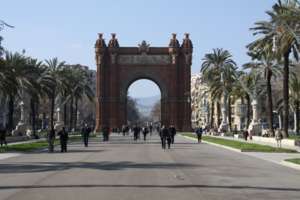 Arc de Triomf, Josep Vilaseca i Casanovas, Barcelona, Spanien, Spanien,Weltausstellung,Bogen,Triumphbogen,