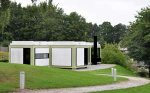 Arne Jacobsen's Summerhouse, Arne Jacobsen, Kolding, denmark, Kubeflex, Trapholt, cubic modules, modular