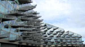 Orestad City Housing, PLOT (Bjarke Ingels and Julien De Smedt), Copenhagen, denmark, Orestad, Glas, Triangle, Balcony 