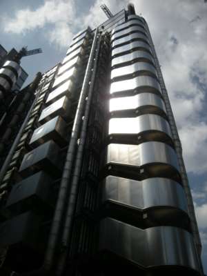 Lloyd´s Building, Richard Rogers, London, Großbritannien, Fassade,Metall