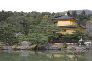 Kinkaku-ji (goldener Pavillon), Musou Soseki, Kyoto, Japan, Japan,Tempel,Gold