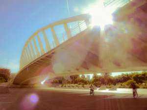 Alameda Bridge, Santiago Calatrava, Valencia, spain, Road Bridge, Arch, Steel