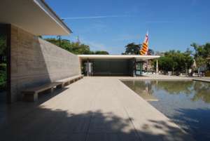Barcelona pavilion, Ludwig Mies van der Rohe, Barcelona, spain, 