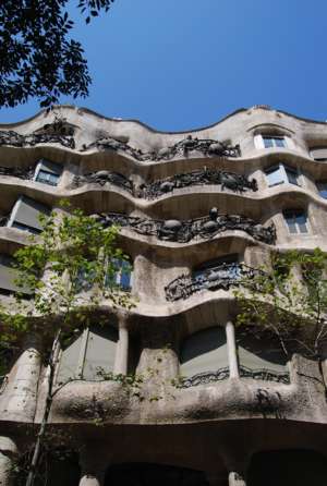Casa Mila, Antonio Gaudi, Barcelona, Spain, La Pedreara