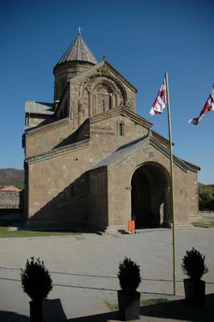 Swetizchoweli-Kathedrale, Architekt Arsukidse, Mzcheta, georgien, Kreuzkuppelkirche, Georgisch-orthodoxes Kirchengebäude