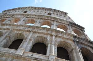 Kolosseum, Vespasian, Rom, Italien, Römisch,Rom,Bögen,historisch