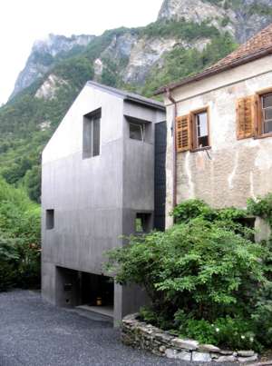 Wohn- und Atelierhaus Casascura, atelier-f  architekten, Fläsch , Schweiz, Wohnhaus,Beton,Sichtbeton