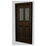 Wooden Door including Doorframe