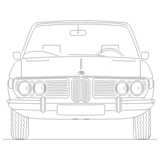 BMW E3 2500 Front