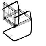Stuhl Freischwinger 3D