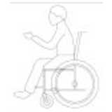Wheelchair User, Side Elevation