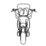 Motorbike front elevation