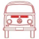 VW T2 Bus front view