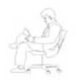 Man sitting on Office Chair
