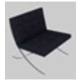 Stuhl ähnlich Ludwig Mies van der Rohe Barcelona Chair