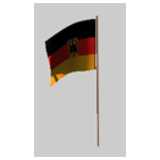3D Fahne - Deutschland