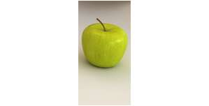 Apfel mit Textur