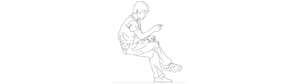 Man sitting and reading