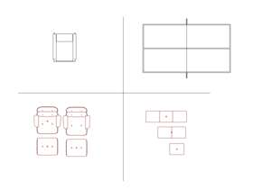 Various seating furniture