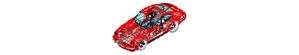 Roter Porsche 911, 3D Auto