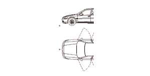 Opel Vectra-B, Auto, 2D Ansicht und Grundriß