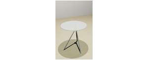 Glas table with diameter 60cm