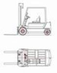 CAD Library: 3 tons forklift