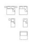 CAD Bibliotheken: Betten
