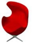 CAD Library: The Egg Jacobsen, Chair
