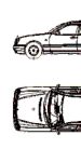CAD Bibliotheken: Mercedes E-Klasse Kombi, 2D Auto, Ansicht und Grundriß