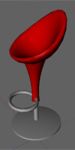 CAD Library: bar stool