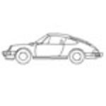 CAD Library: Porsche 911 car side elevation
