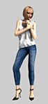 CAD Bibliotheken: Frau mit Jeans 3D