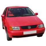 car, VW Polo, red
