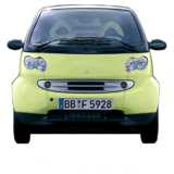 car, Smart, light green